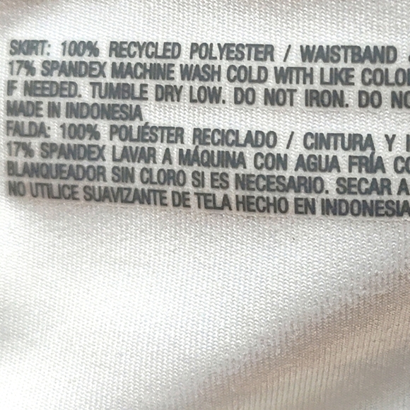 All In Motion White Athletic Mini Skirt | Built In Shorts | Medium - Picture 5 of 5